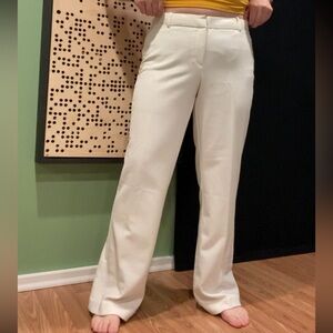 Elegant White Women's Pants